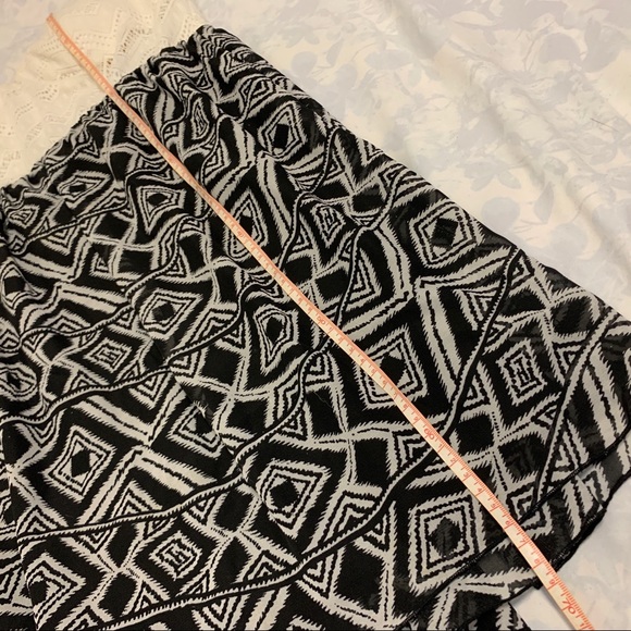 White Lace with Chiffon Cami Dress - Picture 6 of 7